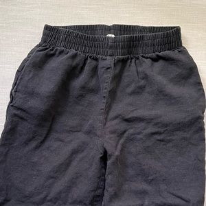 Beaton Linen Pants. Medium, black.